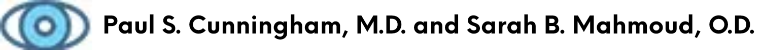 A black and white image of the m. D. Logo